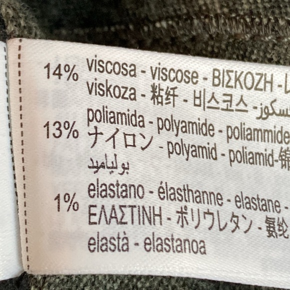 NWT. Zara ZW Collection Grey with Mélange Effect Flared Midi Skirt. Size M. - Picture 11 of 14